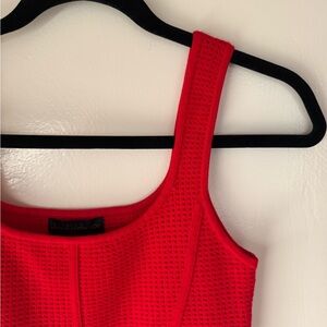 House of Harlow Red Cropped Tank